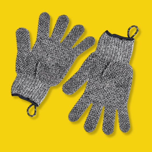 BAMBOO CHARCOAL BATH GLOVES